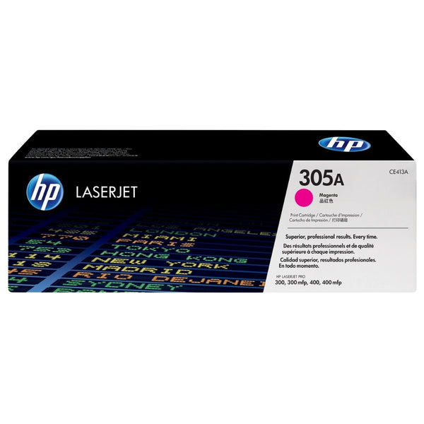 New, Pre-Owned - HP 305A Standard Yield Magenta Toner Cartridge, CE413A