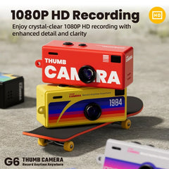 Best-selling Mini Thumb Camera G6 1080P Kodak Charmera 1984 Digital Camera MicroSD 10x-20x Optical Zoom CMOS Sensor Blind Box