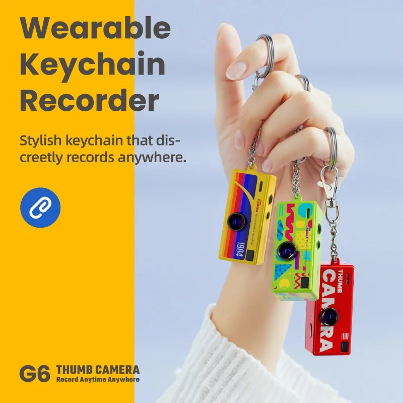 Best-selling Mini Thumb Camera G6 1080P Kodak Charmera 1984 Digital Camera MicroSD 10x-20x Optical Zoom CMOS Sensor Blind Box