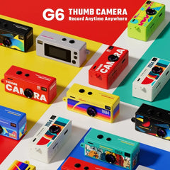Best-selling Mini Thumb Camera G6 1080P Kodak Charmera 1984 Digital Camera MicroSD 10x-20x Optical Zoom CMOS Sensor Blind Box